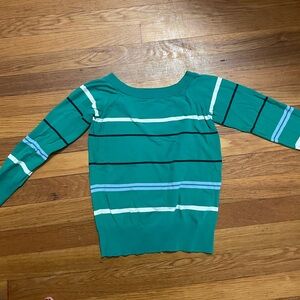 Ann Taylor Green Knit Top